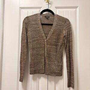 Jacob Metallic Shimmer V-neck Button Cardigan